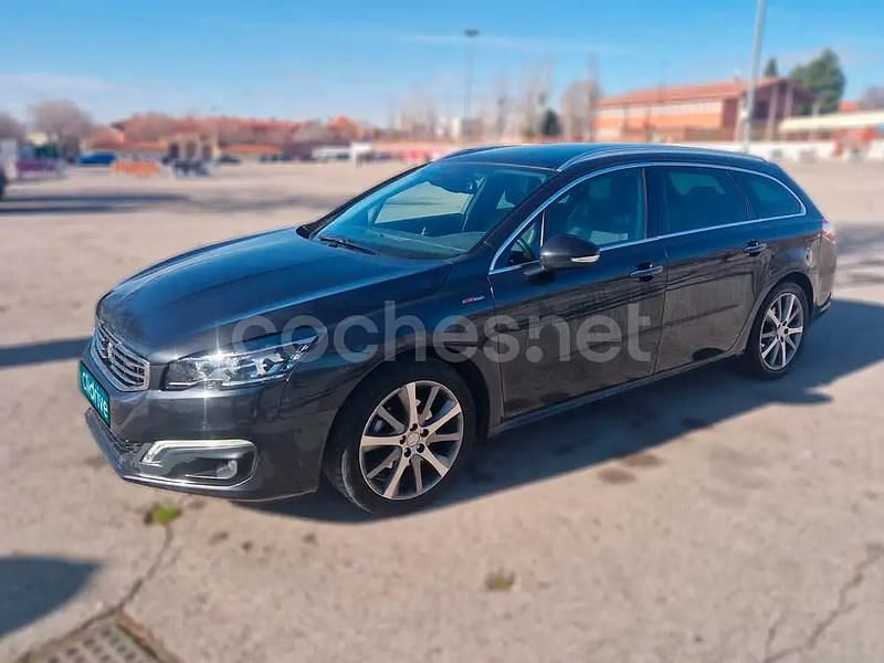 Usado Peugeot 508 SW GT-line 150 CV (110 kW) 2016 Negro Familiar