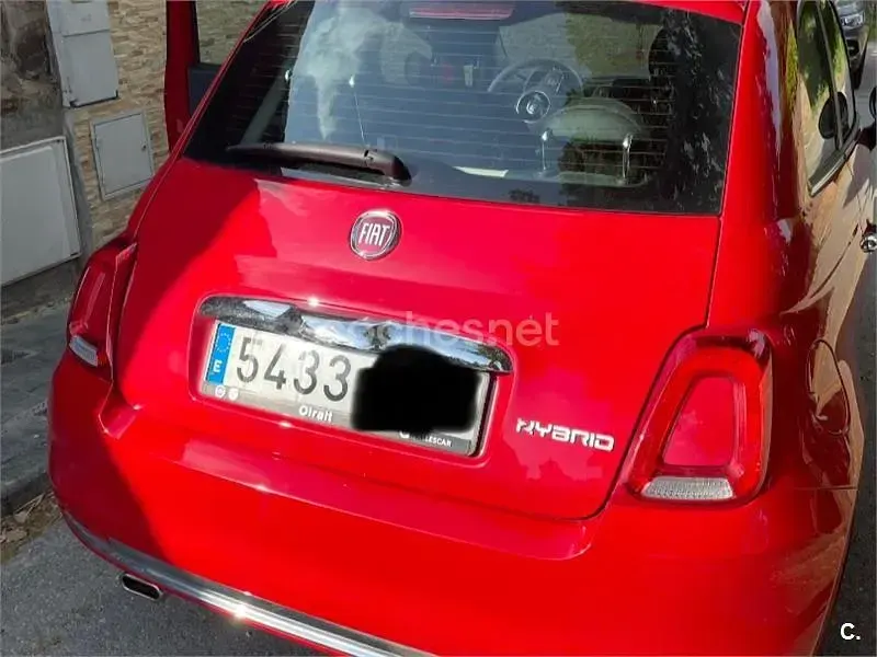 Usado Fiat 500 Dolcevita 70 CV (51 kW) 2022 Rojo Berlina