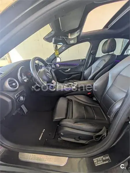 Usado Mercedes C220 AMG line 170 CV (125 kW) 2016 Negro Berlina
