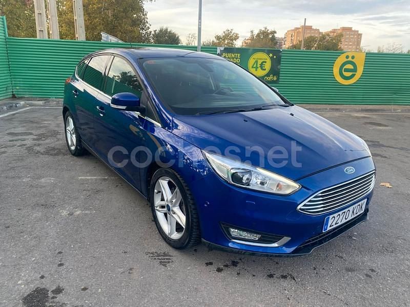 Azul Usado 2018 Ford Focus Business Edition Berlina | 9490 € (Super precio) - Imagen 1/4