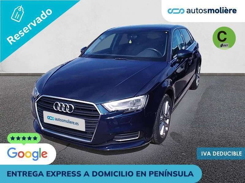 Azul Usado 2019 Audi A3 Sportback Design Utilitario | 16.263 € (Buen precio) - Imagen 1/4