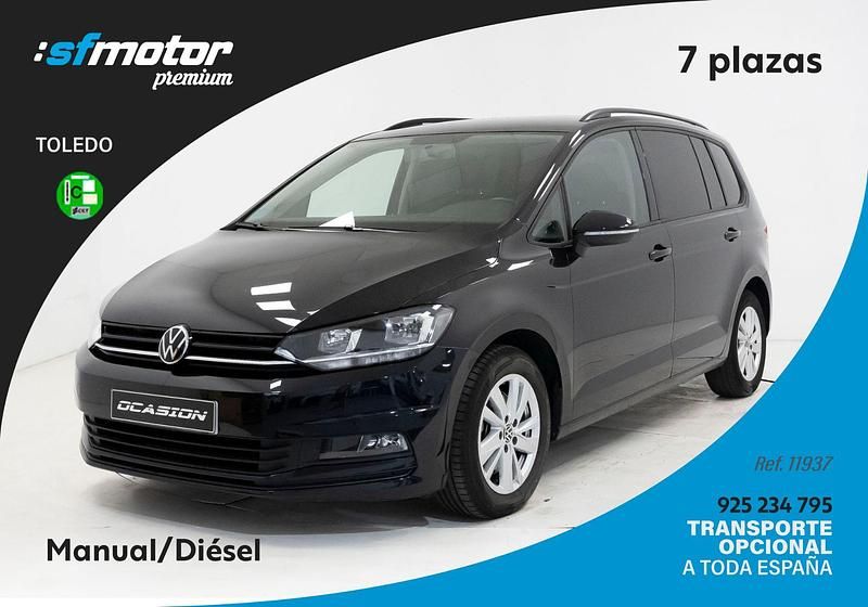 Negro Usado 2021 VW Touran Advance Monovolumen | 22.900 € (Buen precio) - Imagen 1/4