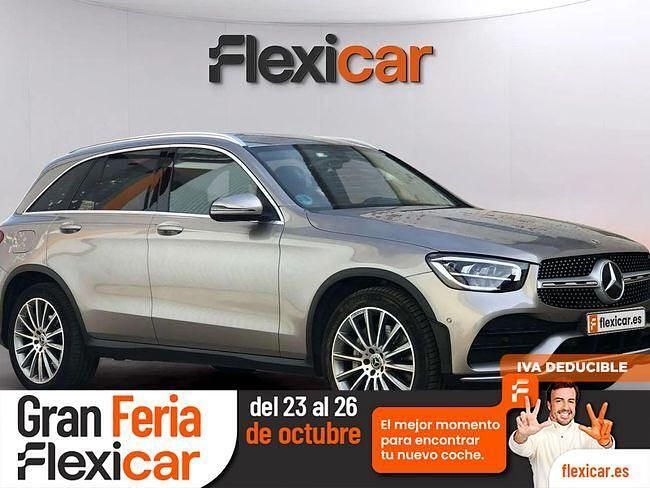 Beige Usado 2021 Mercedes GLC200 SUV | 34.990 € (Un poco caro) - Imagen 1/4