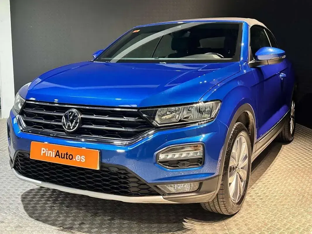 Usado VW T-Roc Style 150 CV (110 kW) 2021 Azul SUV