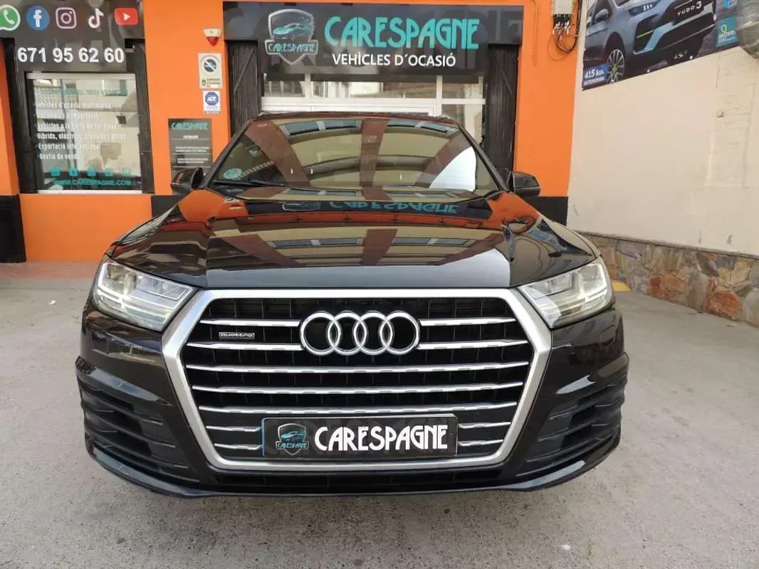 Usado Audi Q7 S-Line 272 CV (200 kW) 2015 Negro SUV