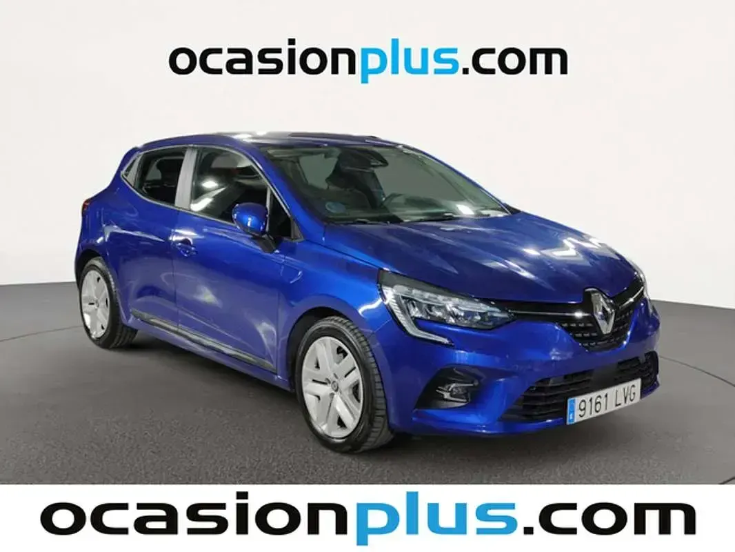 Usado Renault Clio Intens 140 CV (102 kW) 2021 Azul Utilitario