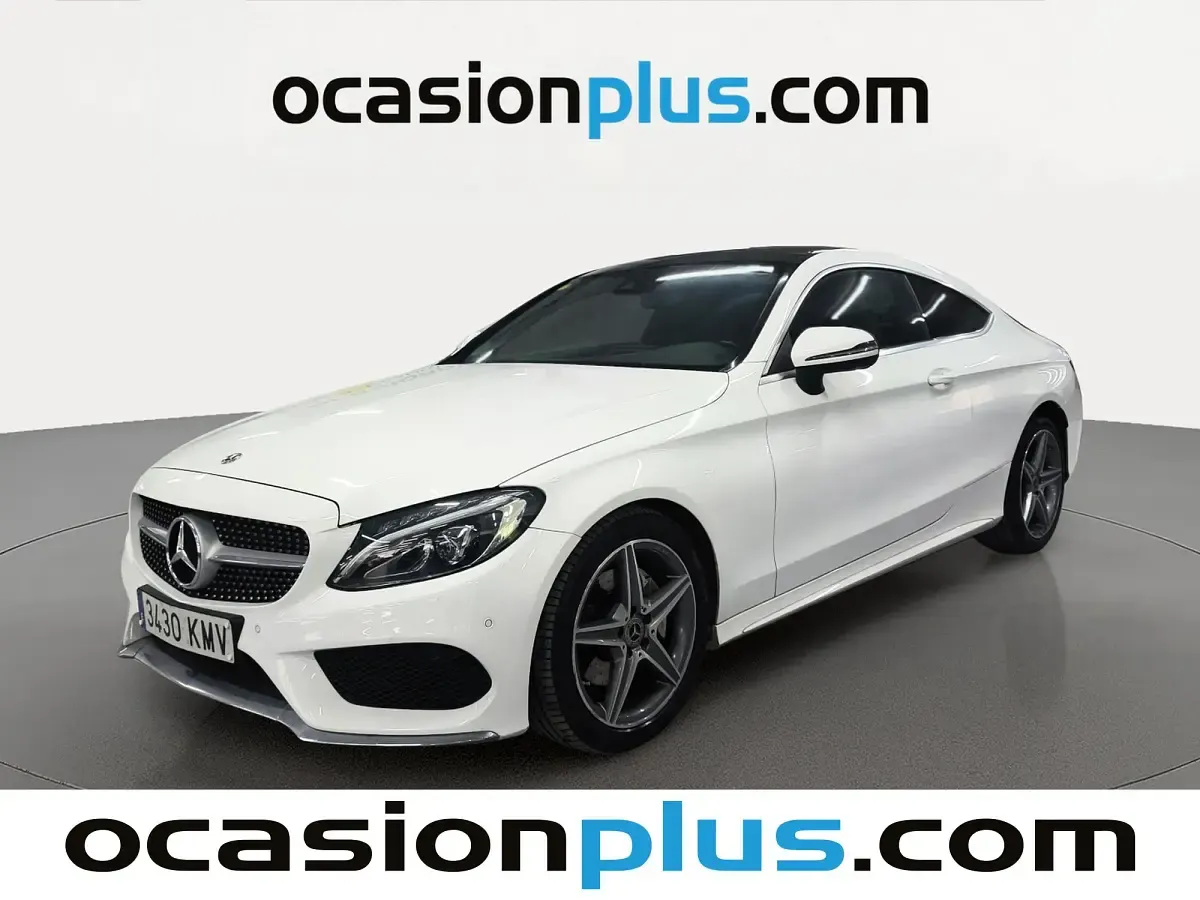 Usado Mercedes C220 AMG 170 CV (125 kW) 2018 Blanco Coupe