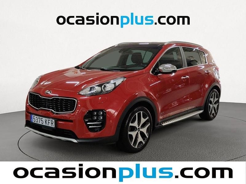 Rojo Usado 2017 Kia Sportage GT-Line SUV | 17.250 € (Precio justo) - Imagen 1/4