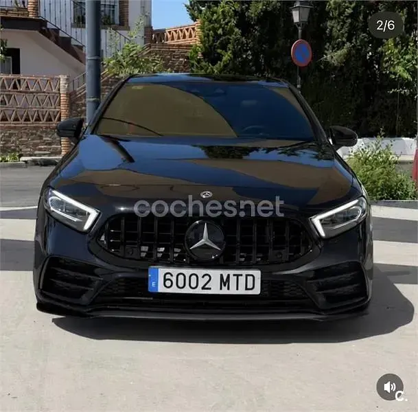 Usado Mercedes A35 AMG 306 CV (225 kW) 2019 Negro Berlina