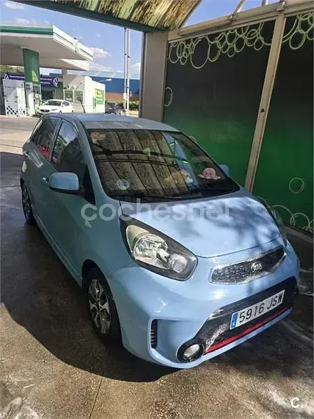 Usado Kia Picanto 66 CV (48 kW) 2016 Azul Utilitario