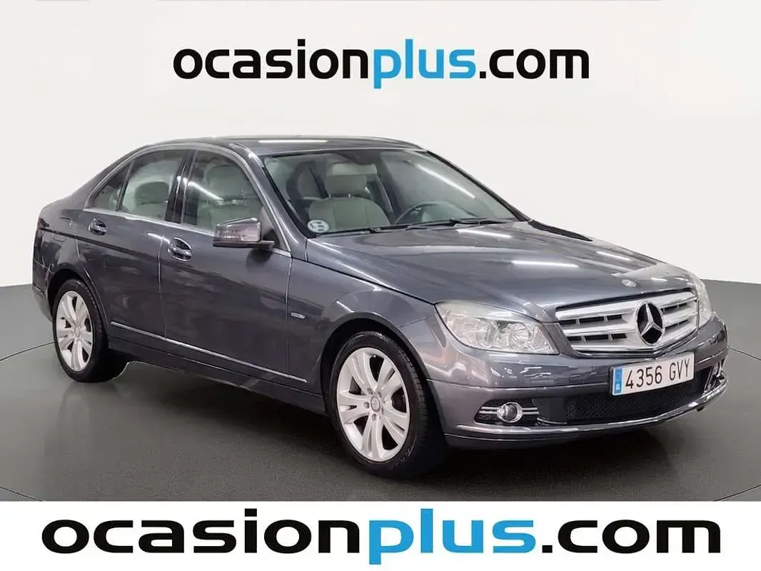 Usado Mercedes C200 Avantgarde 136 CV (100 kW) 2010 Gris Berlina
