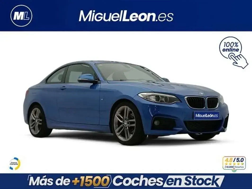 Usado BMW 218 Performance 150 CV (110 kW) 2017 Azul Berlina