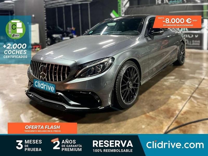 Gris Usado 2017 Mercedes C220 Coupe | 26.990 € (Precio justo) - Imagen 1/4