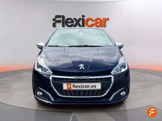 Usado Peugeot 208 Allure 110 CV (80 kW) 2018 Azul Utilitario