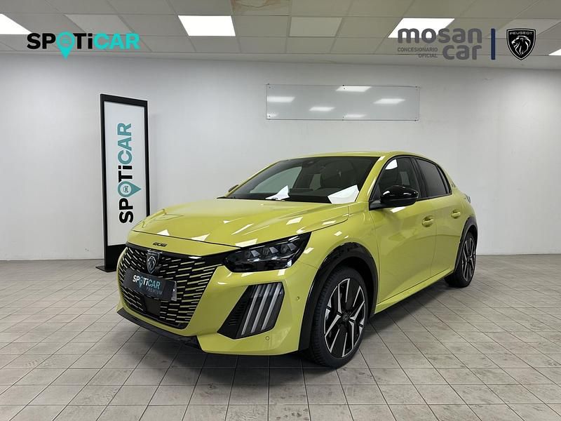 Amarillo Usado 2023 Peugeot e-208 GT Utilitario | 25.800 € (Buen precio) - Imagen 1/4