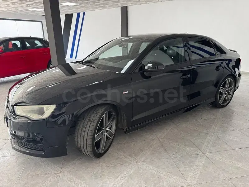 Usado Audi A3 190 CV (139 kW) 2016 Negro Berlina