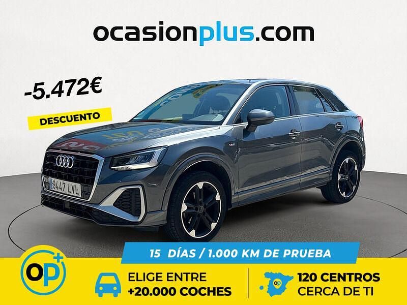 Usado Audi Q2 S-Line 116 CV (85 kW) 2021 Gris / plata SUV