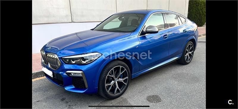 Azul Usado 2020 BMW X6 M50 SUV | 69.990 € - Imagen 1/3