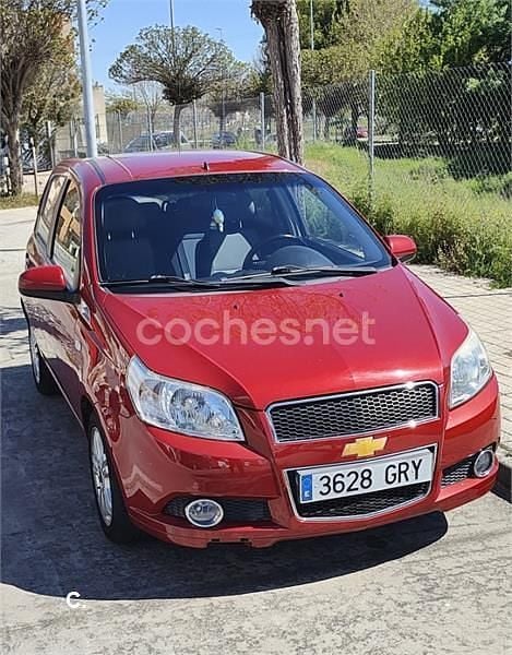 Usado Chevrolet Aveo LT 100 CV (73 kW) 2009 Granate Berlina