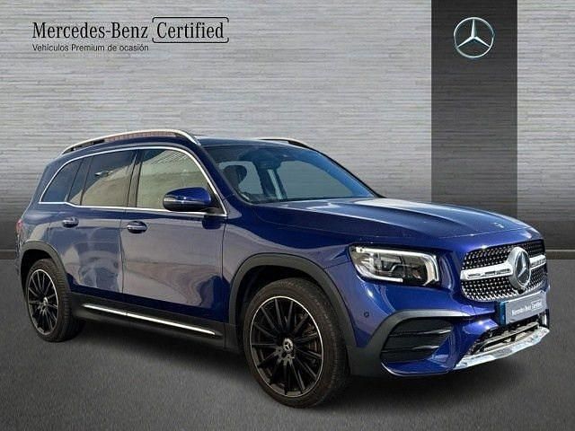 Usado Mercedes GLB180 AMG line 136 CV (100 kW) 2022 Azul SUV