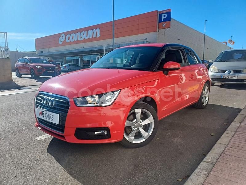 Rojo Usado 2015 Audi A1 Berlina | 13.990 € (Precio justo) - Imagen 1/4