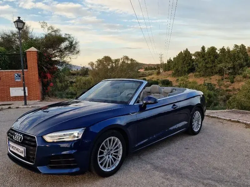 Usado Audi A5 Cabriolet 190 CV (139 kW) 2017 Azul Descapotable