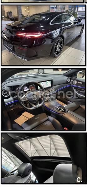 Usado Mercedes E220 194 CV (142 kW) 2018 Negro Coupe