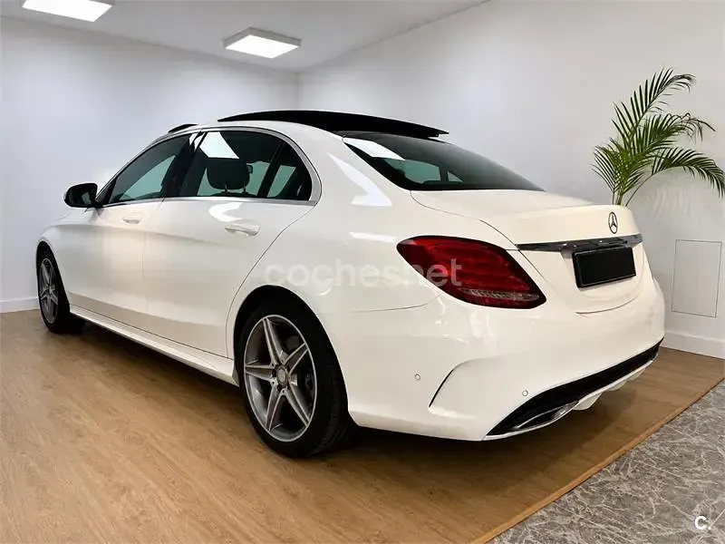 Usado Mercedes C220 Avantgarde 170 CV (125 kW) 2016 Blanco Berlina