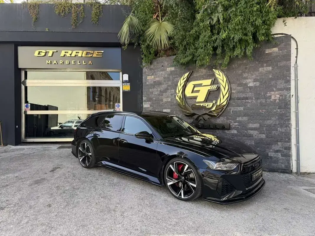 Usado Audi RS6 Exclusive 600 CV (441 kW) 2022 Negro Familiar