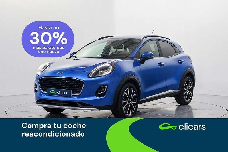 Azul Usado 2021 Ford Puma Titanium SUV | 13.590 € (Buen precio) - Imagen 1/4