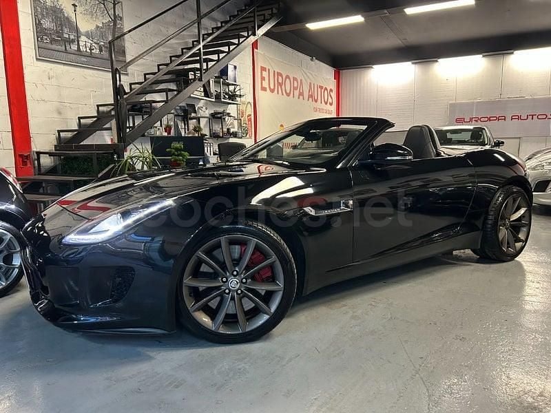 Usado Jaguar F-Type S 380 CV (279 kW) 2014 Negro Descapotable