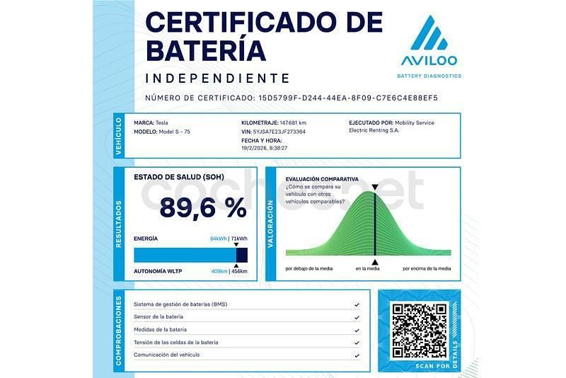 Usado Tesla Model S 386 kW (525 CV) 2018 Eléctrico Utilitario