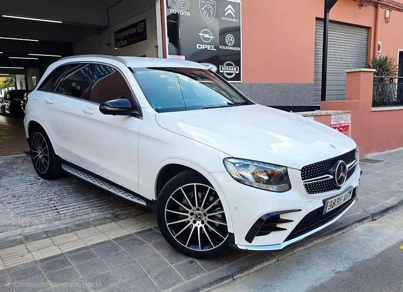 Usado Mercedes GLC250 204 CV (150 kW) 2017 Blanco SUV