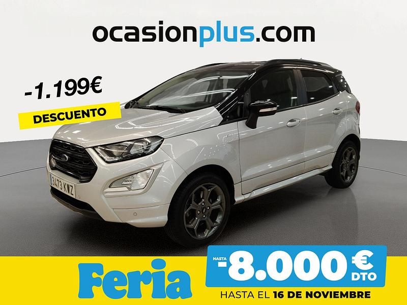 Gris Usado 2019 Ford Ecosport ST-Line SUV | 13.190 € (Precio justo) - Imagen 1/4