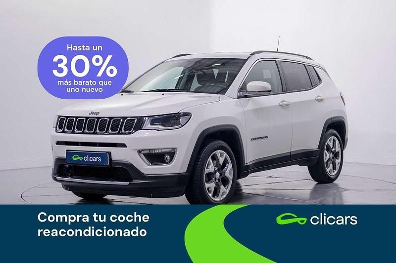 Blanco Usado 2020 Jeep Compass Limited SUV | 15.690 € (Buen precio) - Imagen 1/4