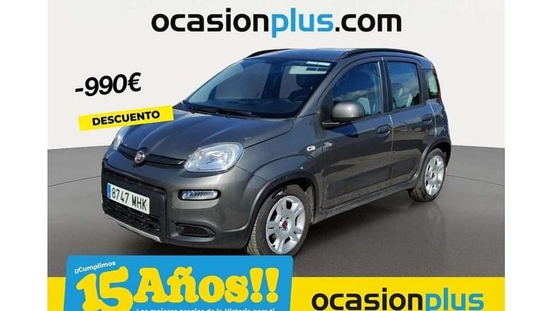 Gris Usado 2023 Fiat Panda Utilitario | 9910 € (Buen precio) - Imagen 1/4