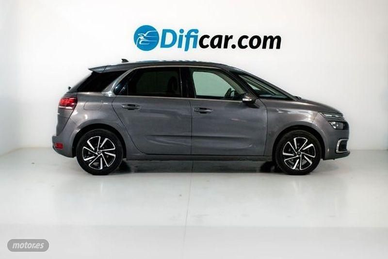 Usado Citroën C4 120 CV (88 kW) 2018 Gris Familiar