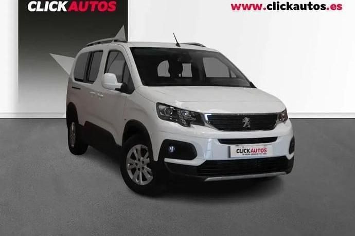 Usado Peugeot Rifter Allure 100 CV (73 kW) 2021 Negro Monovolumen