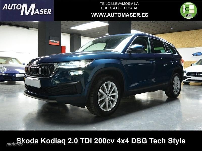 Azul Usado 2022 Skoda Kodiaq Style SUV | 26.500 € (Precio justo) - Imagen 1/4