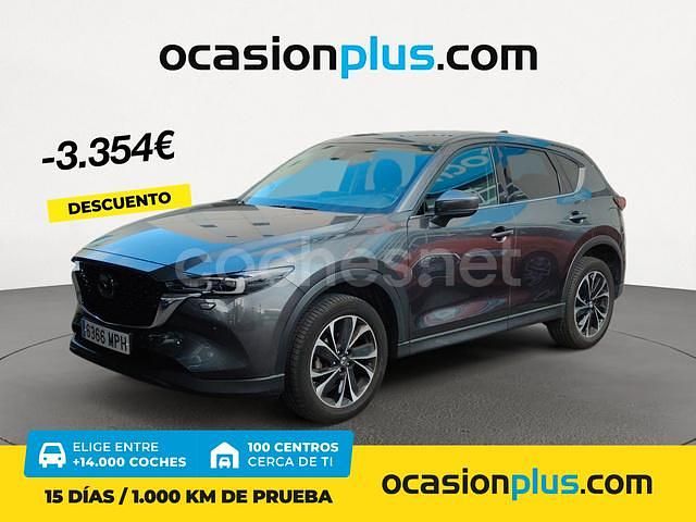 Gris / plata Usado 2024 Mazda CX-5 Exclusive-Line SUV | 36.900 € (Precio justo) - Imagen 1/4
