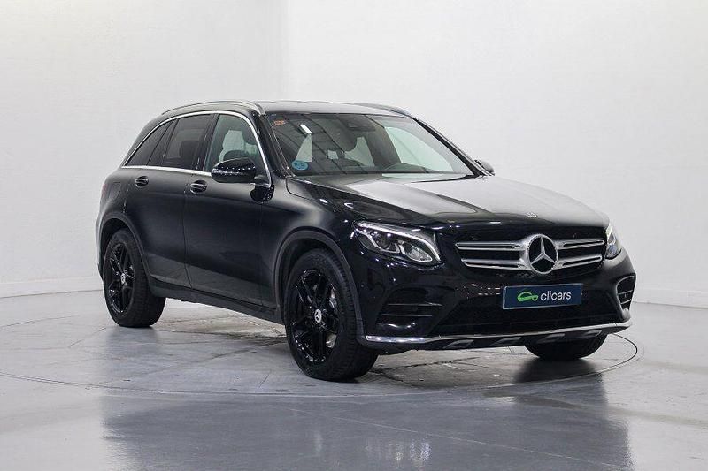 Usado Mercedes GLC220 170 CV (125 kW) 2016 Negro SUV