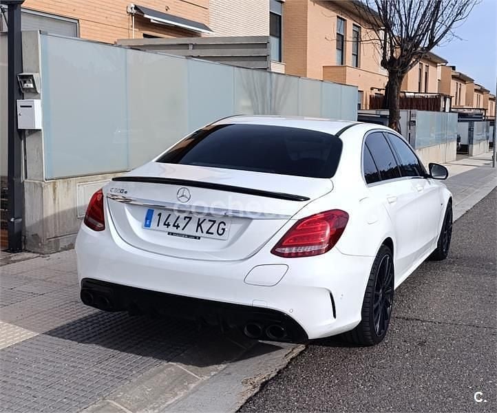 Usado Mercedes C350e 279 CV (205 kW) 2018 Blanco Berlina