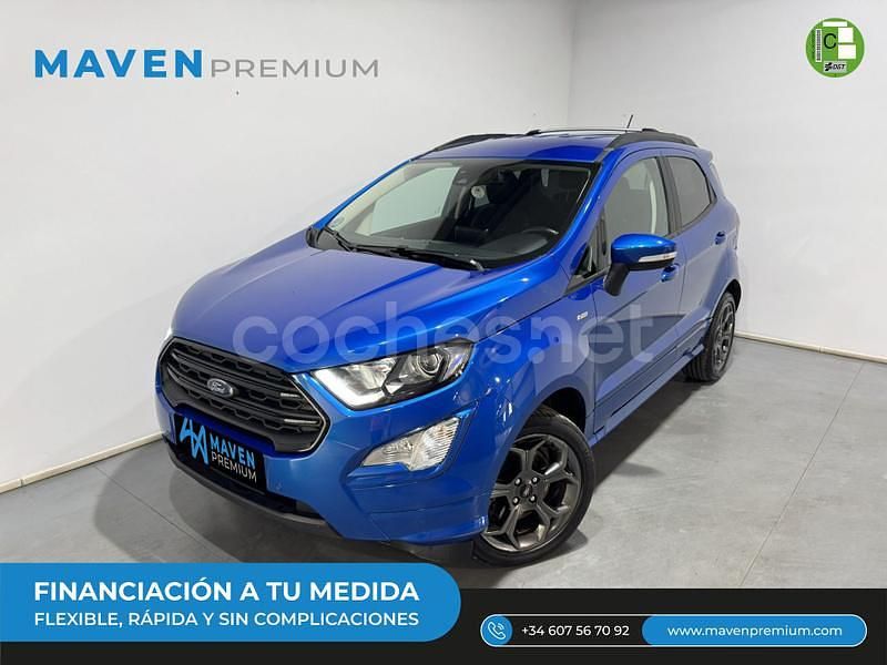 Azul Usado 2019 Ford Ecosport ST-Line SUV | 16.900 € (Caro) - Imagen 1/4