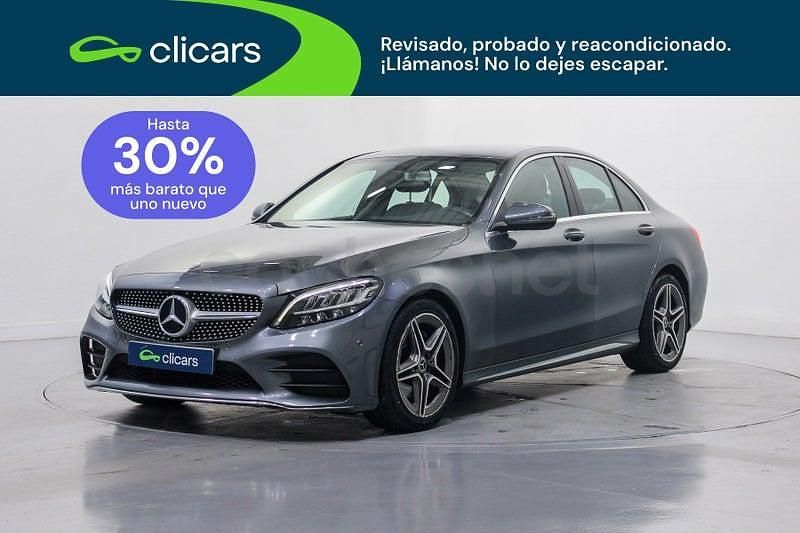 Usado Mercedes C220 200 CV (147 kW) 2019 Gris / plata Berlina