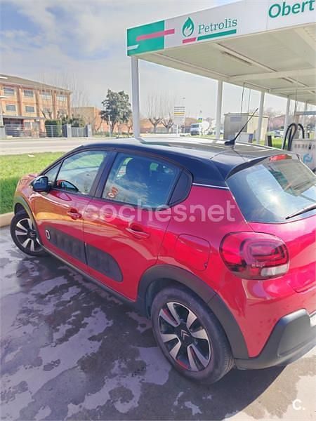 Usado Citroën C3 PureTech 82 CV (60 kW) 2018 Rojo Utilitario