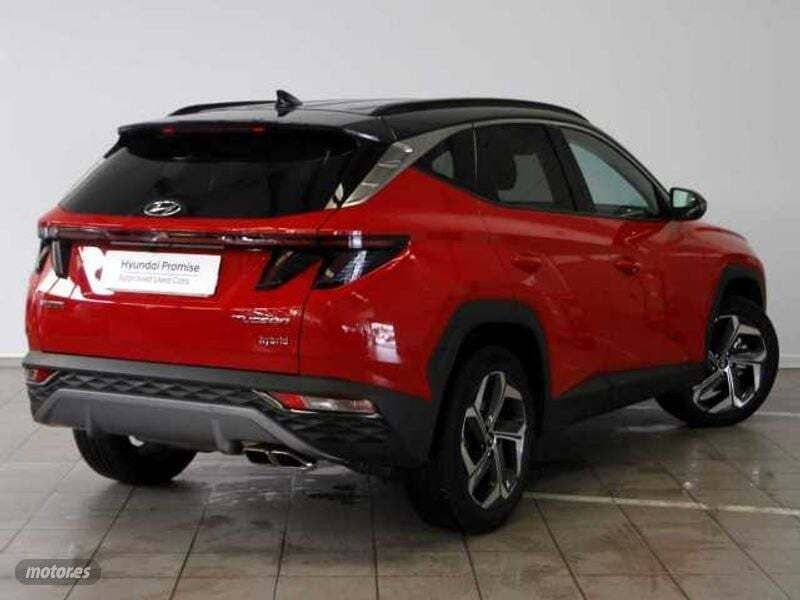 Engine red/phantom black Usado 2021 Hyundai Tucson SUV | 27.990 € - Imagen 1/4