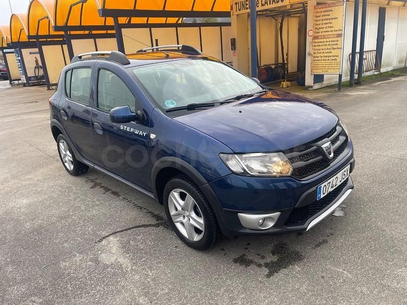 Usado Dacia Sandero Stepway 90 CV (66 kW) 2016 Azul Berlina