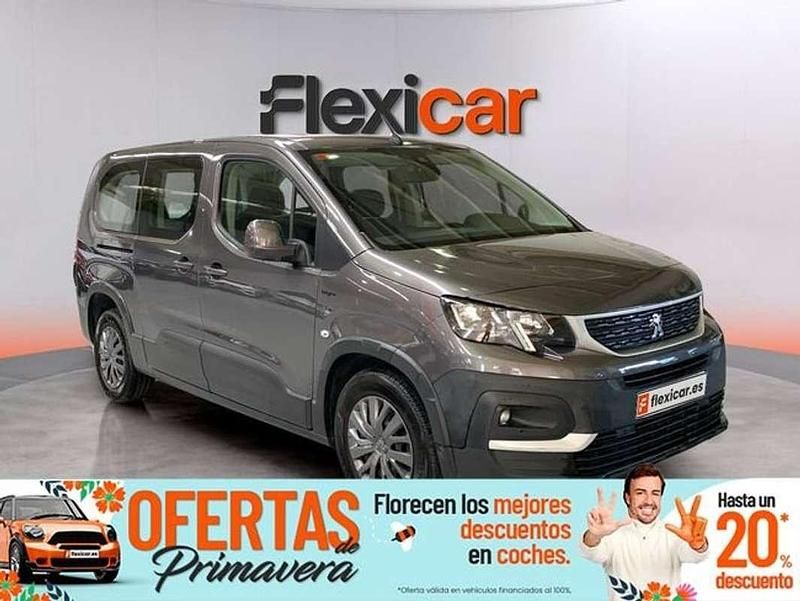 Usado Peugeot Rifter Style 110 CV (80 kW) 2021 Gris Monovolumen