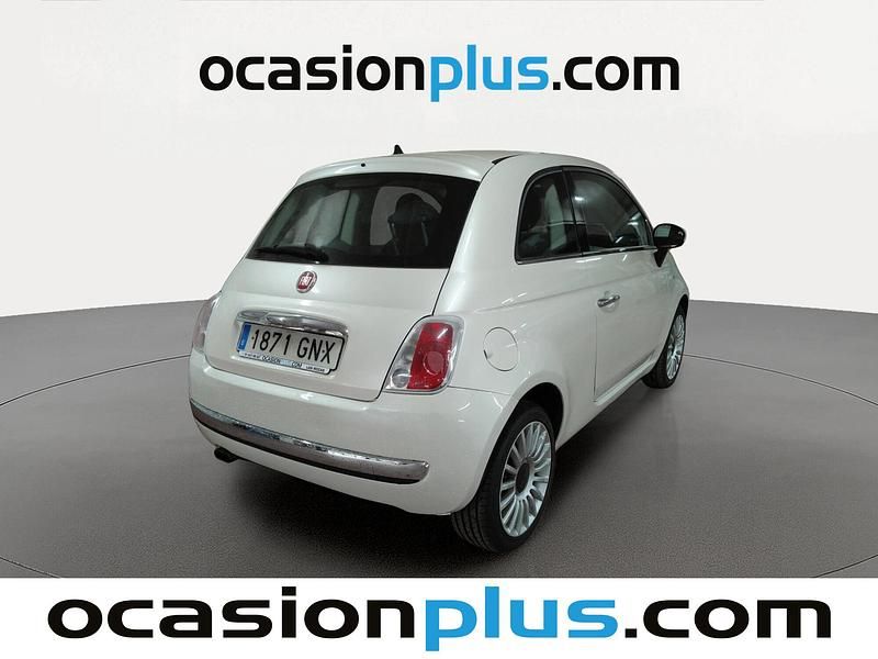Usado Fiat 500 Lounge 75 CV (55 kW) 2009 Blanco Descapotable