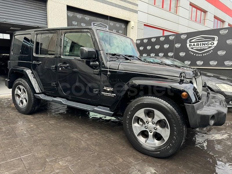 Usado Jeep Wrangler Sahara 284 CV (208 kW) 2017 Negro SUV